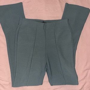 Blue Zara Stretchy Flare Leggings